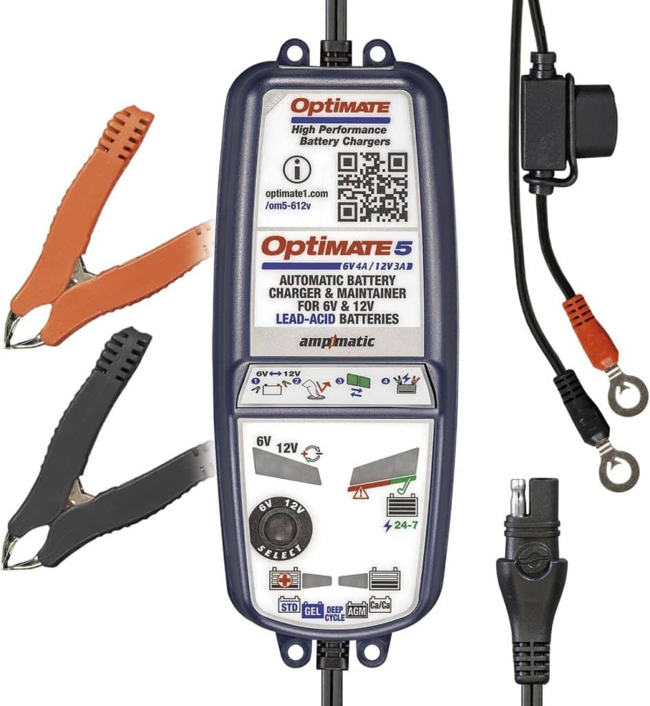 Test du chargeur de batterie OptiMate 5 Select pour moto et voiture