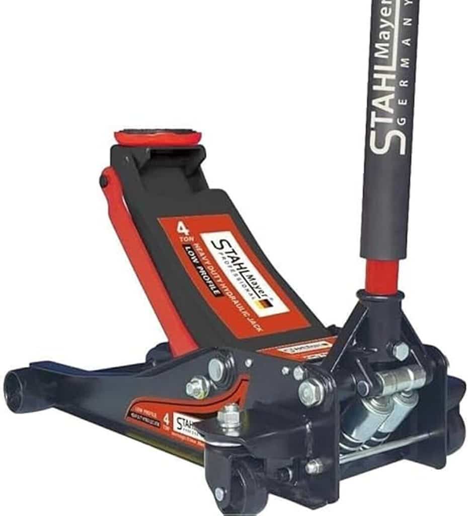 Test du cric hydraulique extra plat Gerrmany 4T