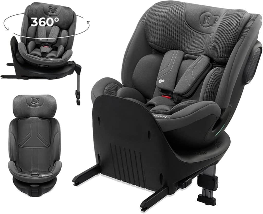 Test du siège auto pivotant Kinderkraft XRider2 isofix 360° pour bébés et enfants