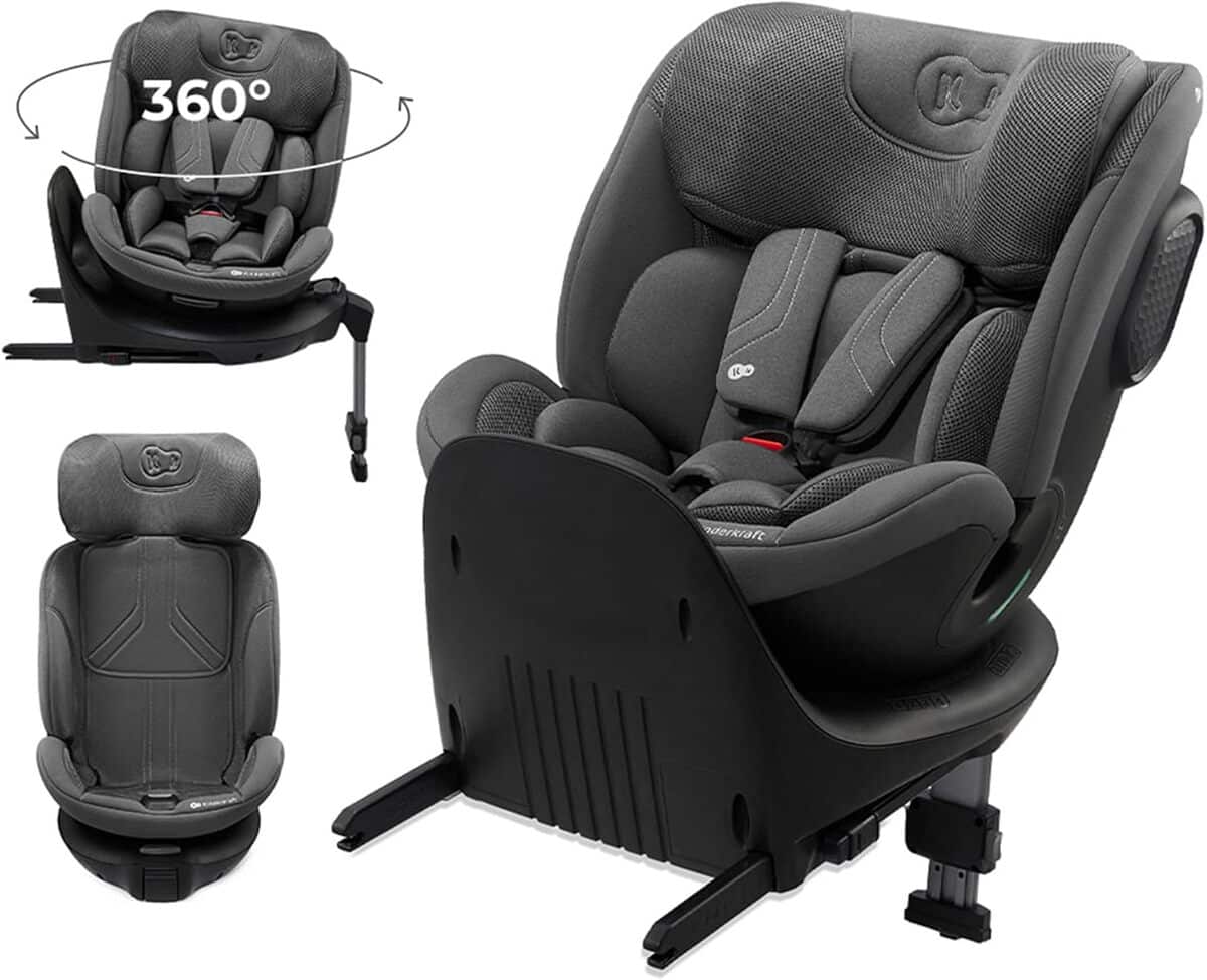Test du siège auto pivotant Kinderkraft XRider2 isofix 360° pour bébés et enfants