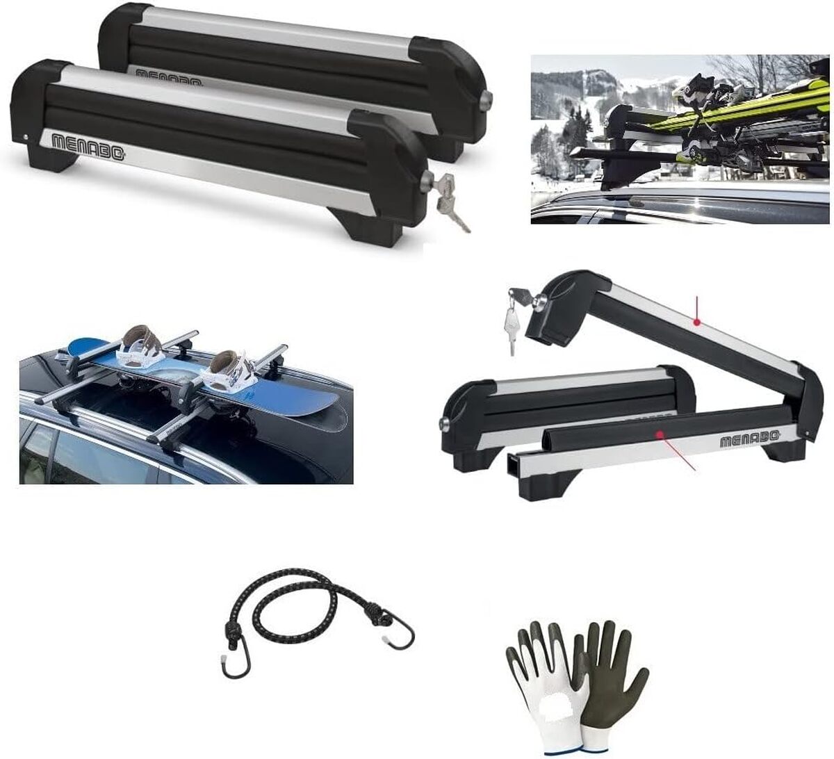 Test : porte-ski aluminium pour Mitsubishi Outlander 2026