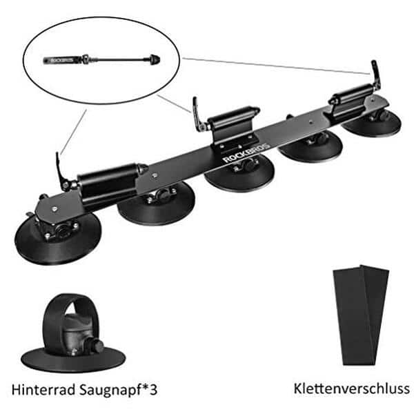 Découvrez le test complet du porte-vélos à ventouse Rockbros, une solution idéale et pratique pour transporter jusqu'à 3 vélos en toute sécurité sur vos trajets.