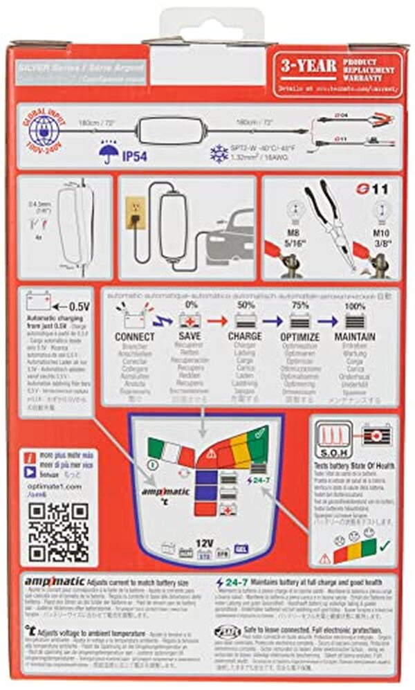 Découvrez notre évaluation détaillée du chargeur TecMate OptiMate 6 Ampmatic 12V 5A : performance, efficacité et caractéristiques pour entretenir votre batterie en toute confiance.