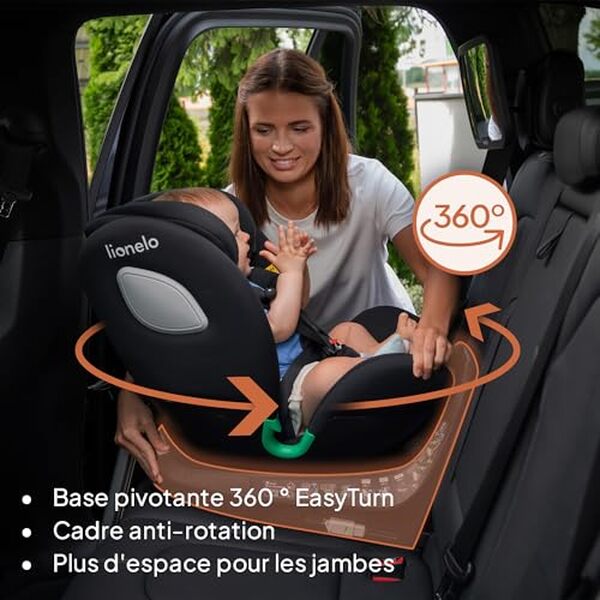 Découvrez notre test complet du siège auto Lionelo Braam I-Size 360° pivotant : évaluation de son confort, sa sécurité, installation et bien plus encore.