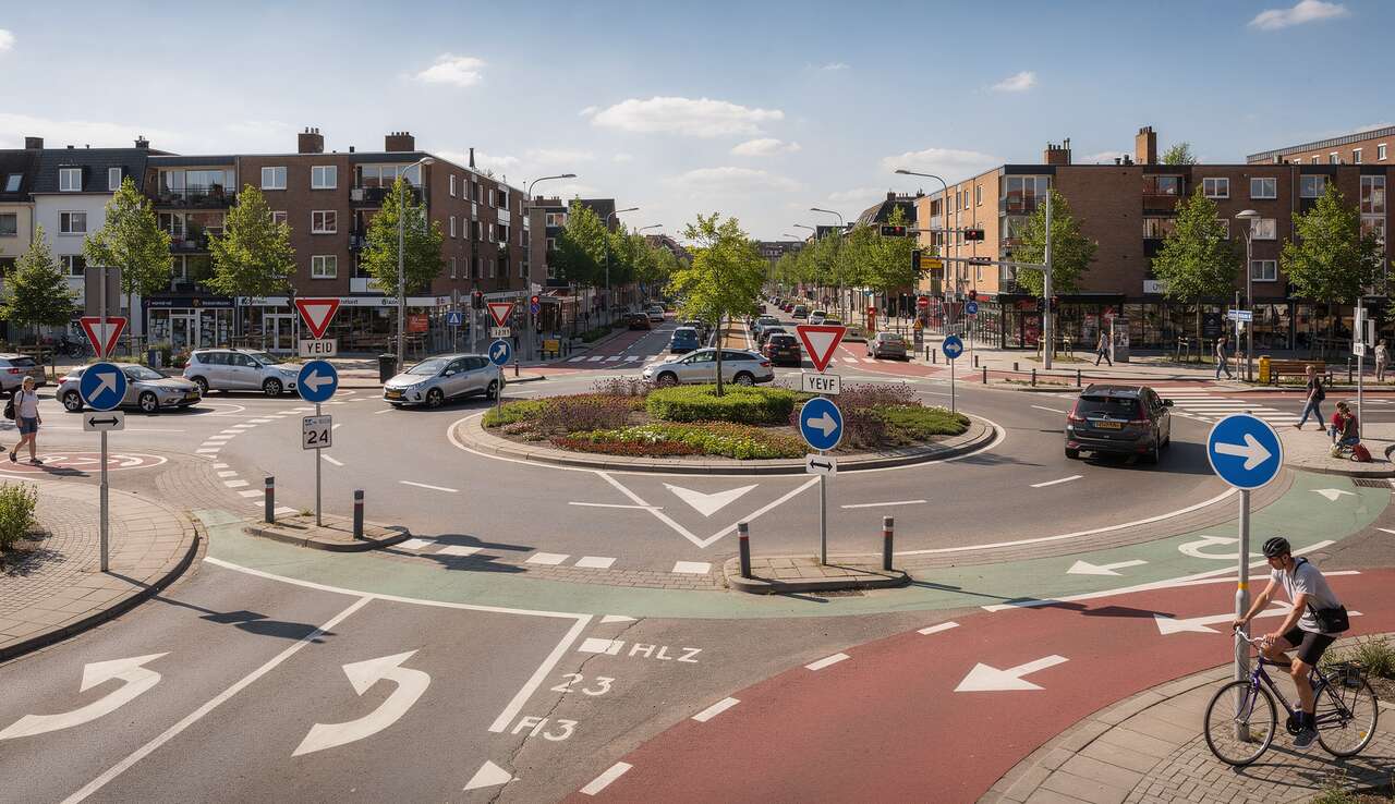 Prendre un rond-point &agrave; 3 voies : conseils pratiques