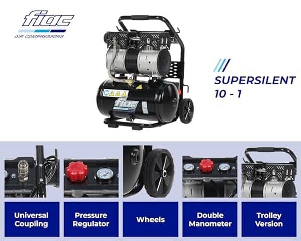 Découvrez notre analyse complète du fiac Supersilent 10 : un compresseur d'air portable et silencieux qui allie performance et praticité pour vos besoins quotidiens.