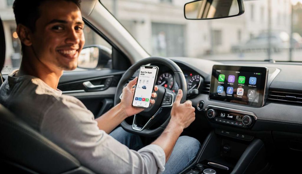 Meilleures applications voiture 2026 : top 10 essentiel