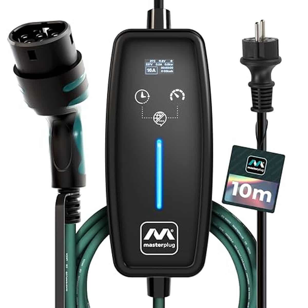 Test : câble de charge Masterplug VE 10m 3, 6 KW