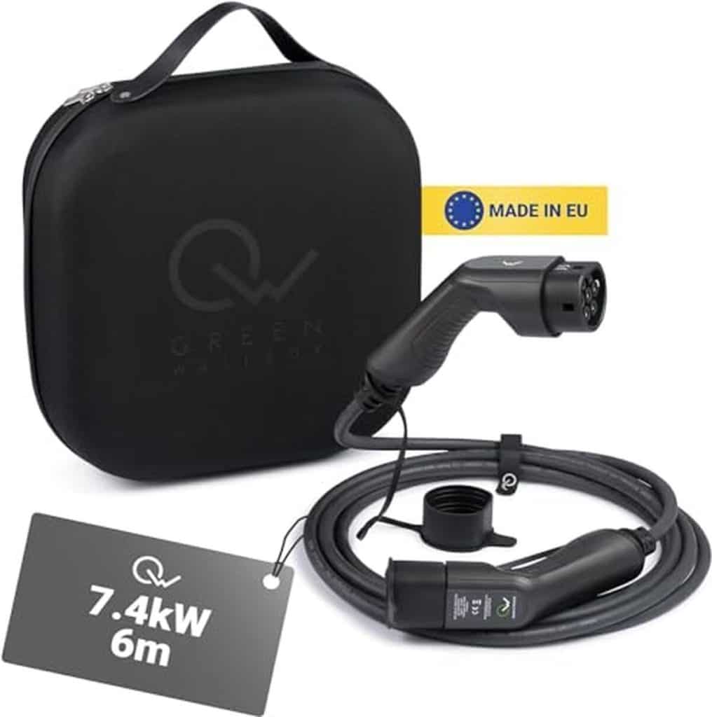 Test câble recharge Green Wallbox 7, 4kW