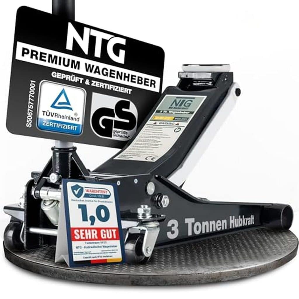 Test : cric NTG hydraulique 3T pour SUV et voitures surbaissées