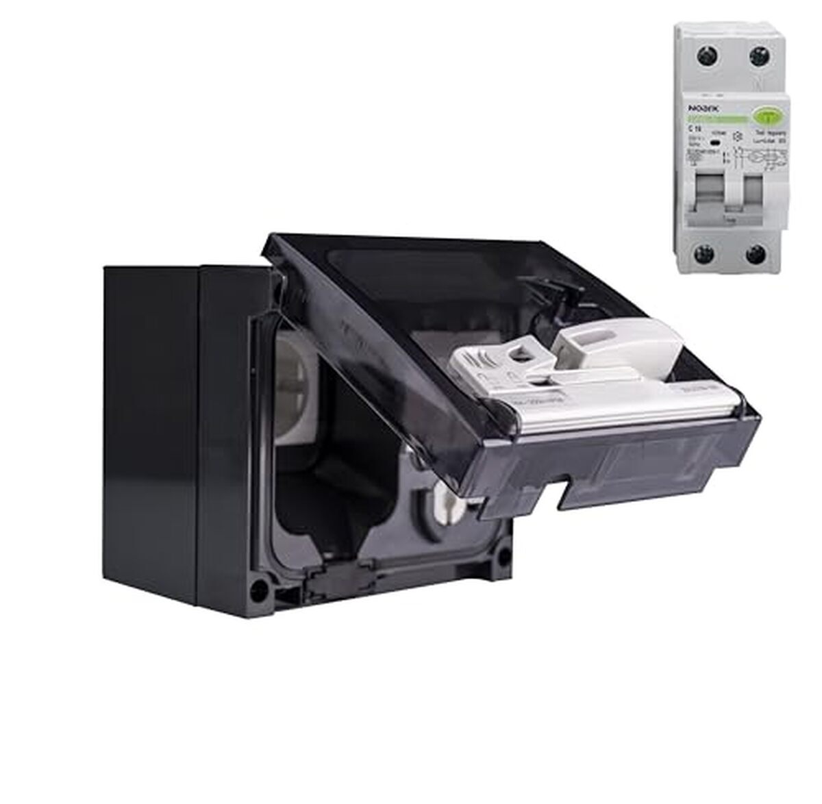 Test de la prise électrique IP54 FI/LS 20A pour véhicule - Noir + 76489