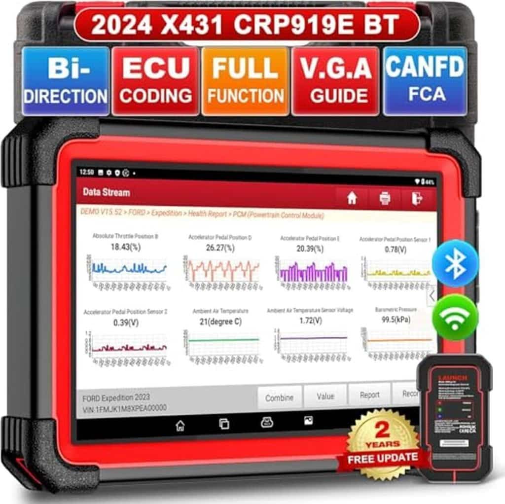 Test de la valise diagnostic Launch CRP919E BT : fonctions et performance