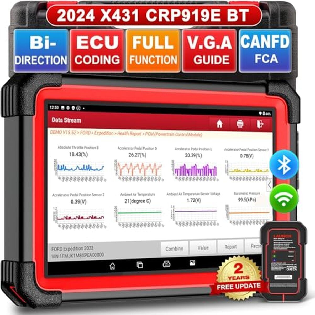 Test de la valise diagnostic Launch CRP919E BT : fonctions et performance