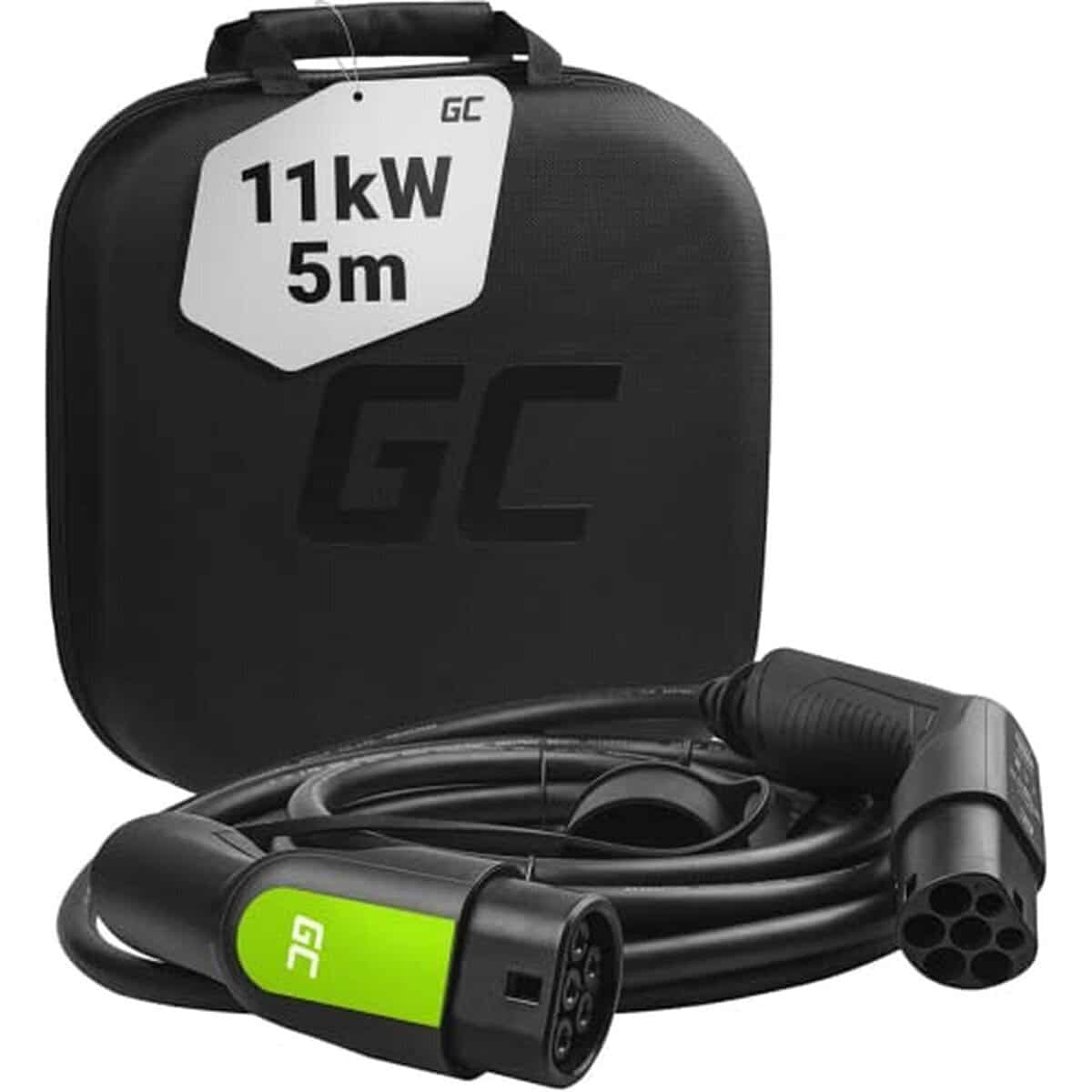 Test du câble de charge Green Cell GC type 2 pour voitures électriques 11kW