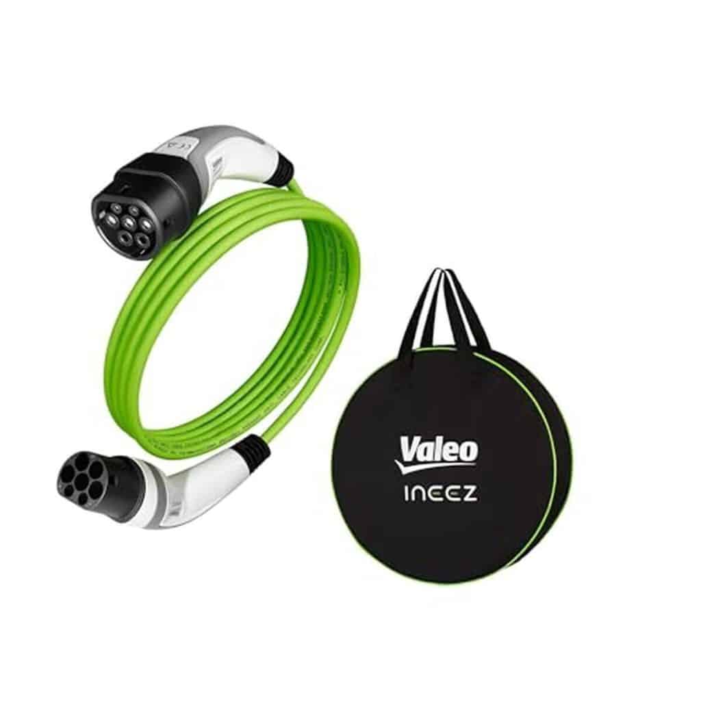 Test du câble de charge Valeo Ineez 652102 – type 2, 3, 7 kW, 5 m