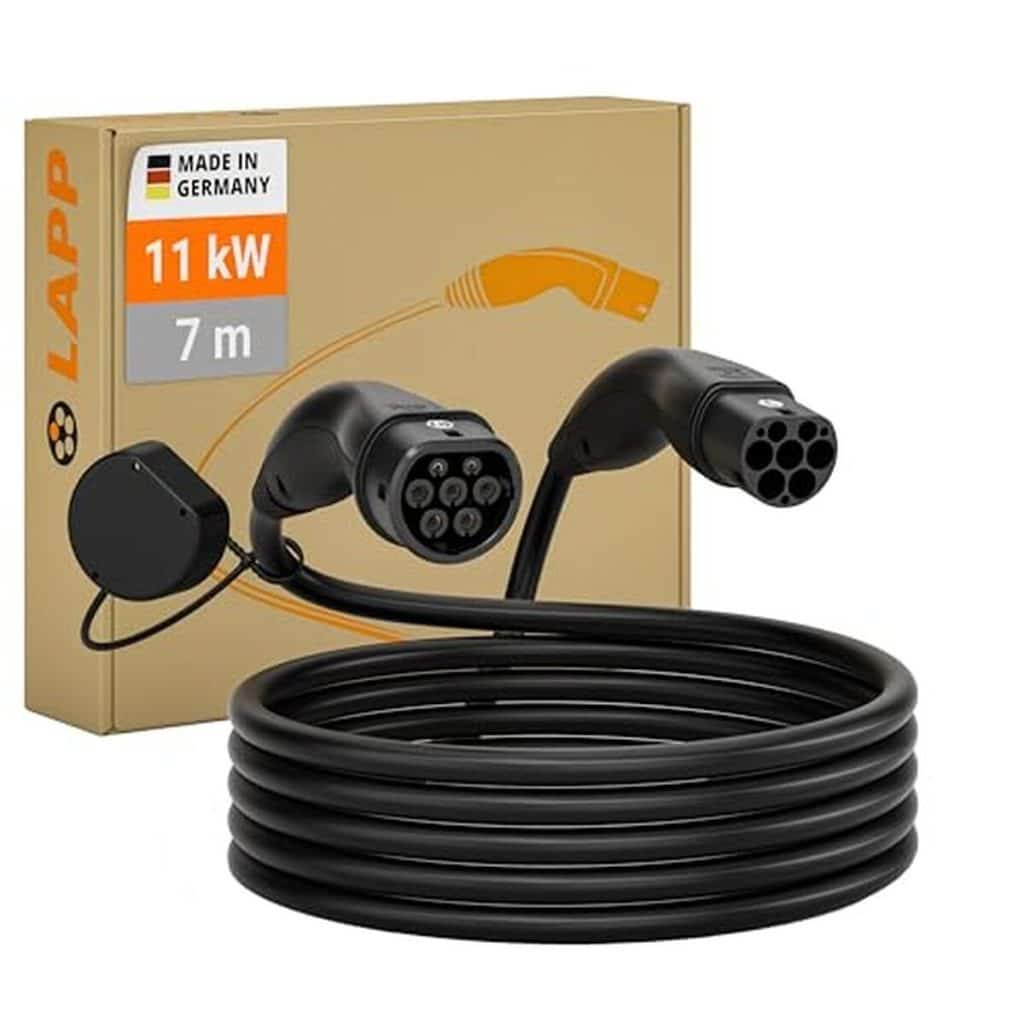 Test du câble de recharge Lapp Mobility 11kW pour voiture électrique