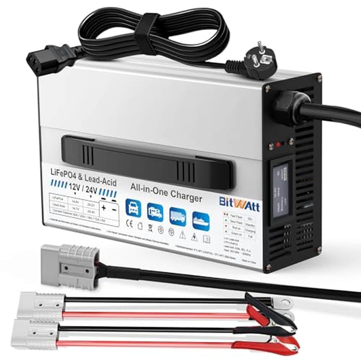 Test du chargeur Bitwatt LiFePO4 & AGM : efficacité tout-en-un 12 V/24 V