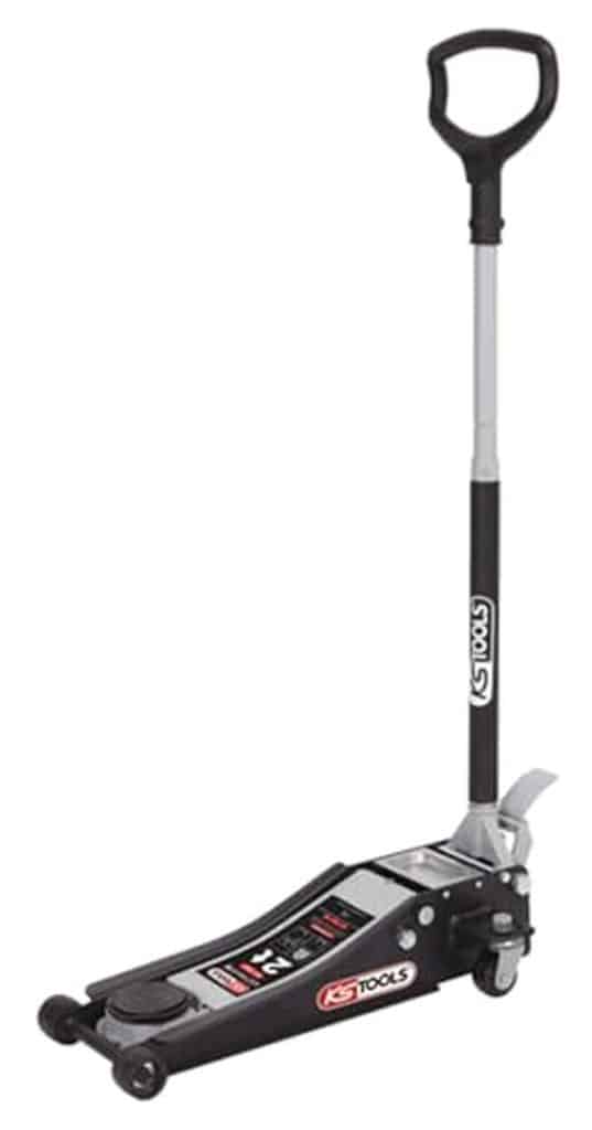 Test du cric extra plat KS Tools 161.0367, capacité 2t