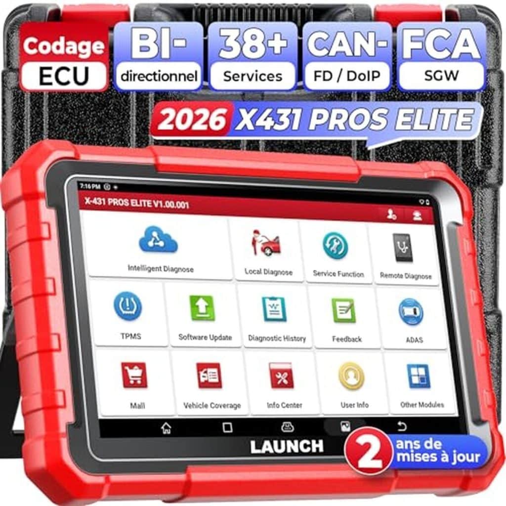 Test du modèle X431 Pros Elite : valise diagnostic auto par Launch