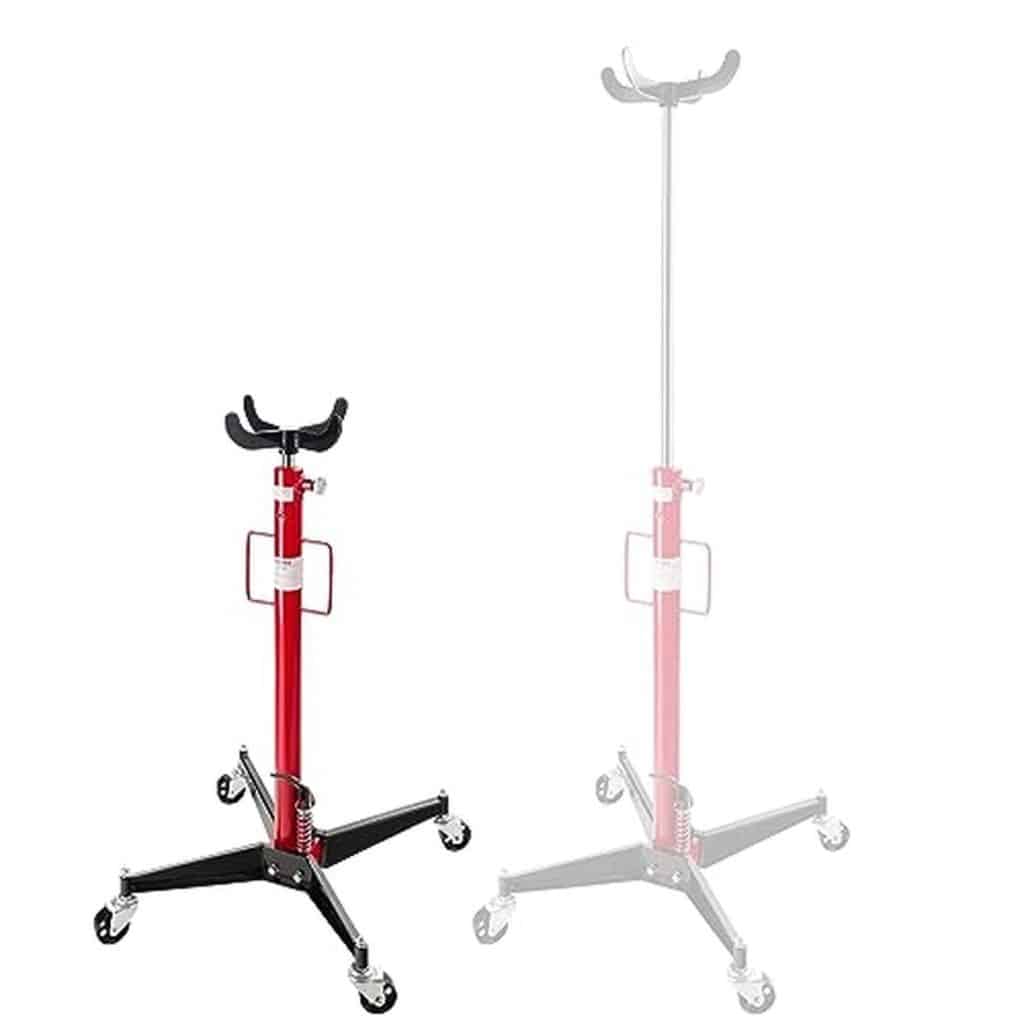 Test du vérin de fosse Arebos 500 kg : puissance et mobilité en action