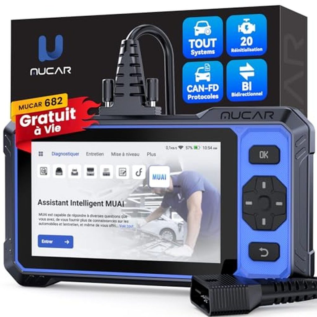 Test MUCAR 682 : valise diagnostic auto intelligente et complète