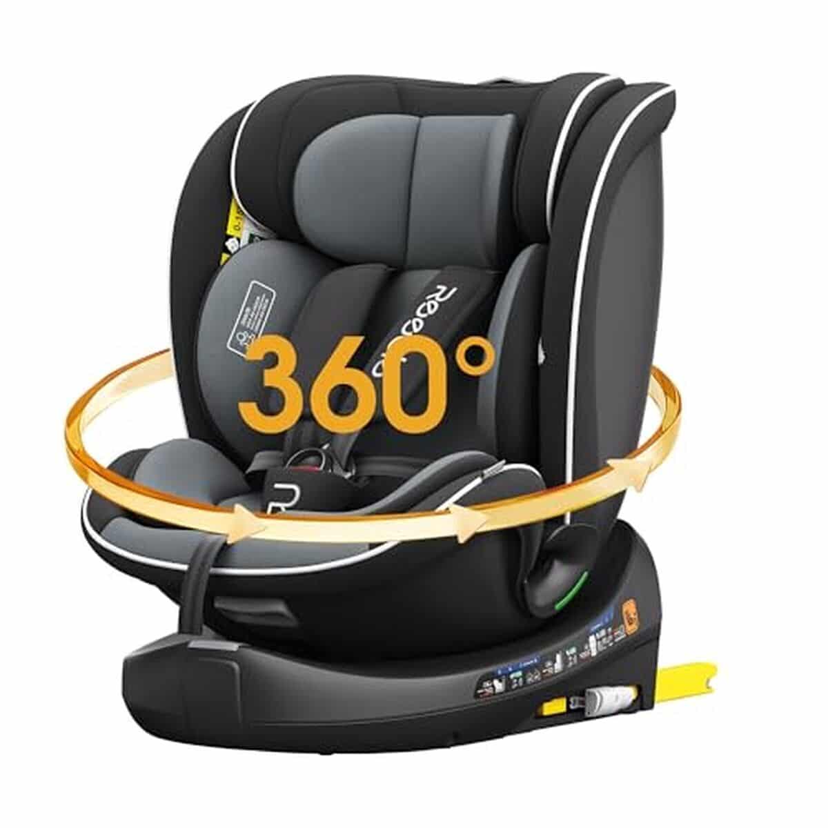 Test : siège auto Reecle pivotant 360° ISOFIX