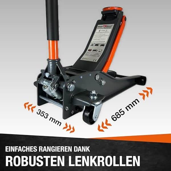 Découvrez notre test complet du cric hydraulique Kraftwelle 4T : performance exceptionnelle et design compact pour tous vos besoins de levage