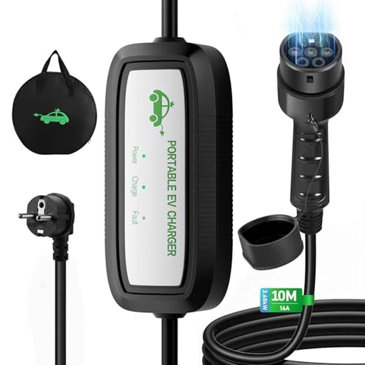 Essai : chargeur portable EVJUICION 10 m type 2 16A
