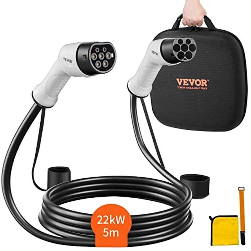 Test : câble VEVOR 32 A 22 KW pour véhicule électrique