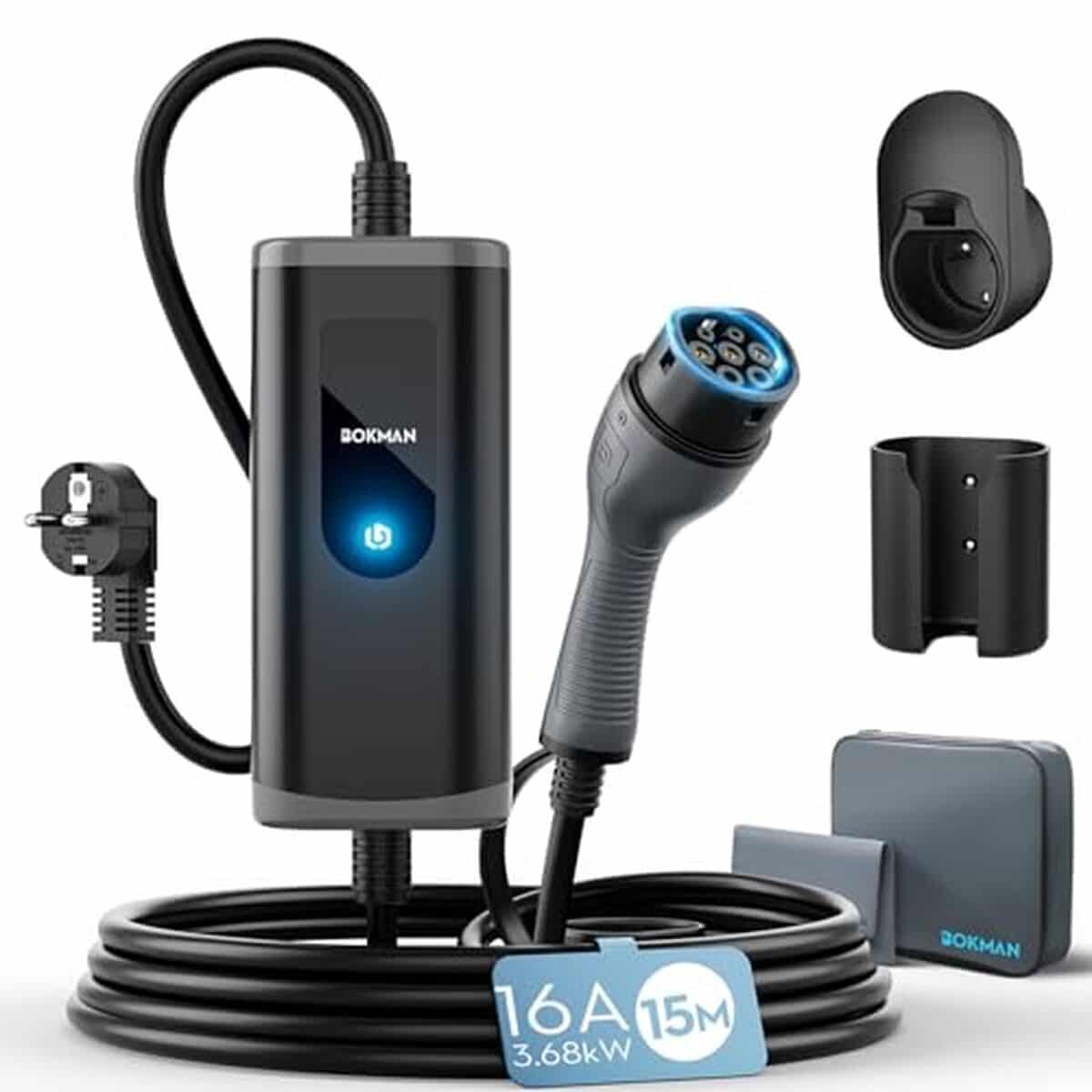 Test : chargeur bokman 16A pour voitures électriques