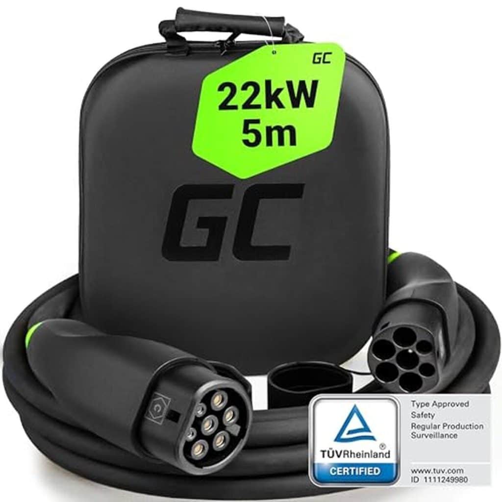 Test du câble Green Cell GC Snap : recharge rapide 22kW pour EV