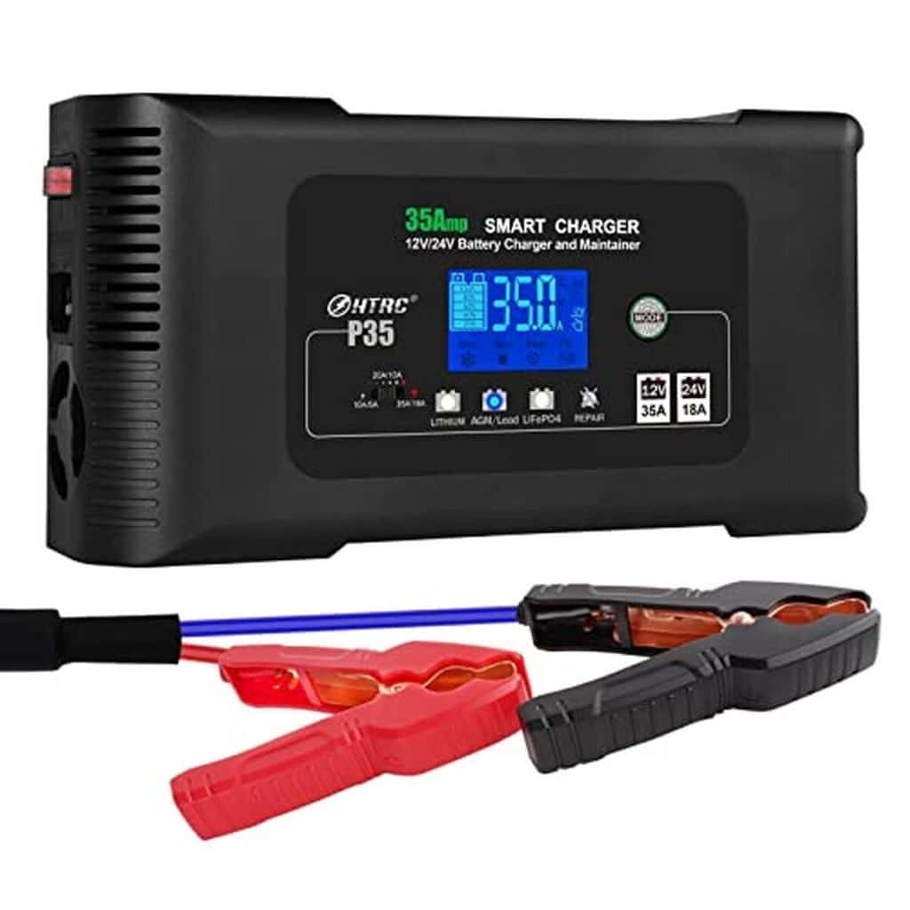Test du chargeur rapide Haisito 35A pour batteries lithium et plomb-acide