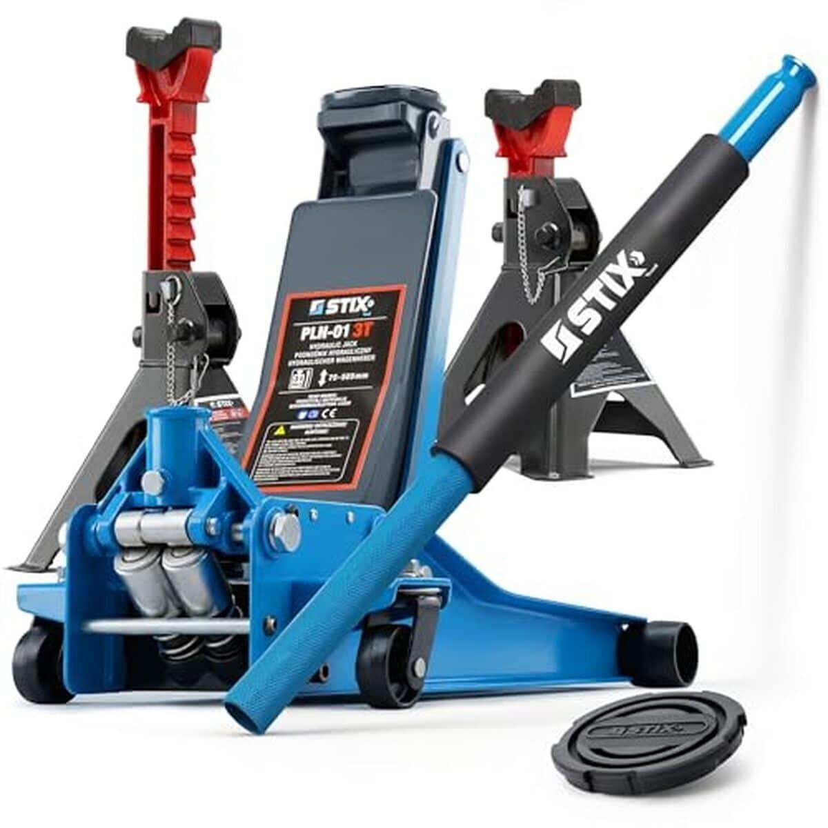 Test du cric hydraulique STIX 3T et chandelles réglables