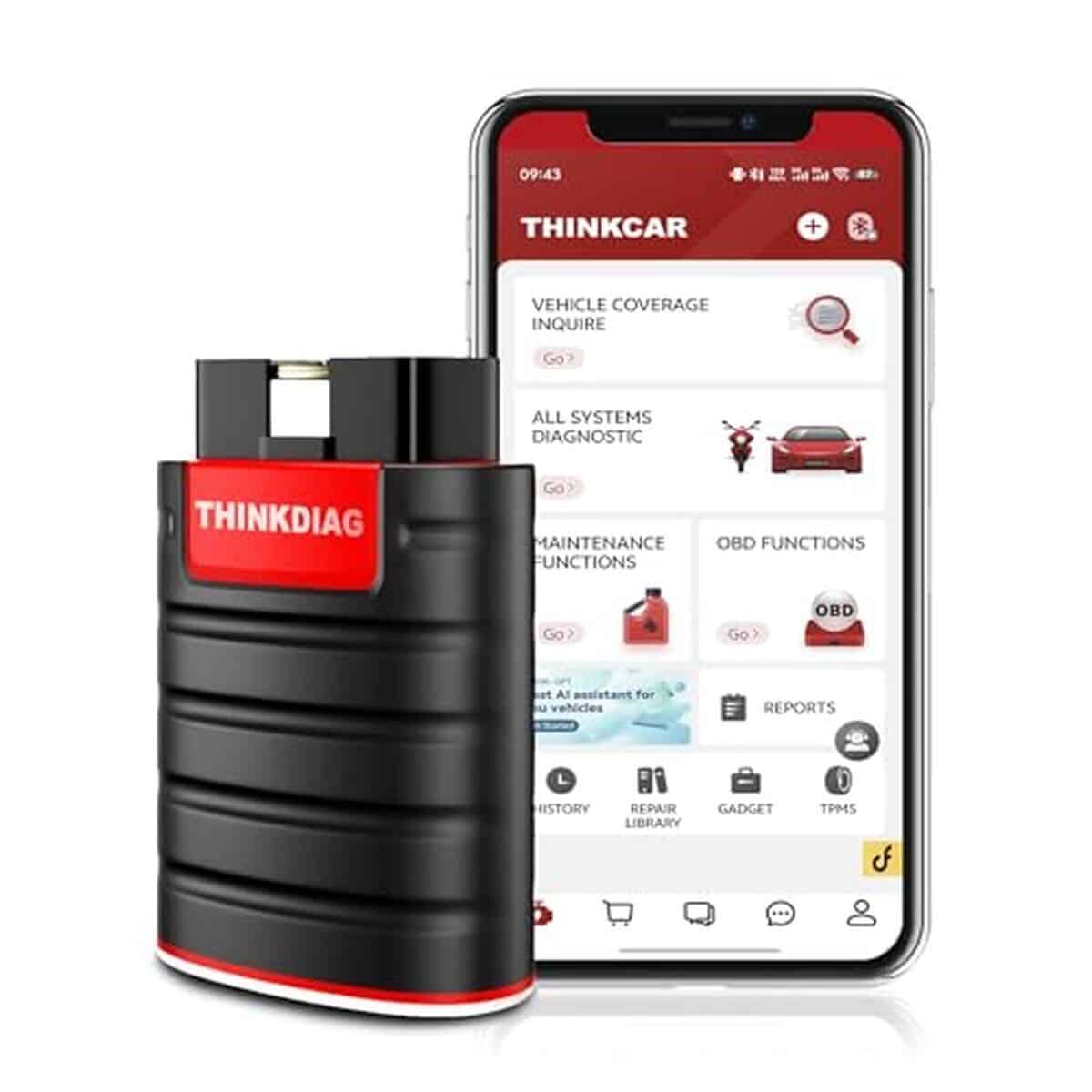 Test du scanner OBD II Thinkcar ThinkDiag : analyse complète de votre véhicule