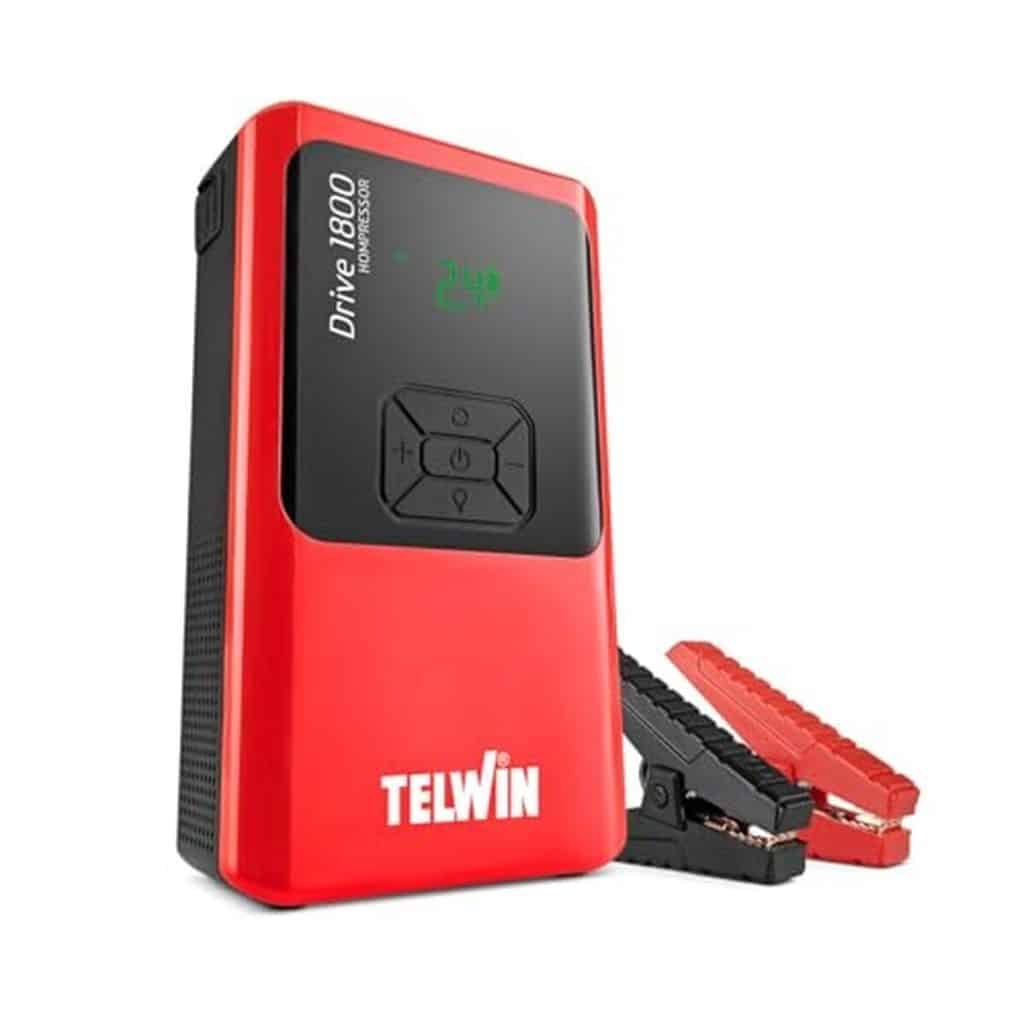 Test du Telwin Drive 1800 Kompressor : démarreur booster multifonction avec compresseur intégré