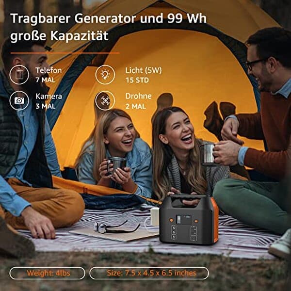 Découvrez la station d'alimentation portable SinKeu 99 Wh, votre alliée idéale pour le camping et les situations d'urgence. Profitez d'une énergie fiable et pratique partout où vous allez.