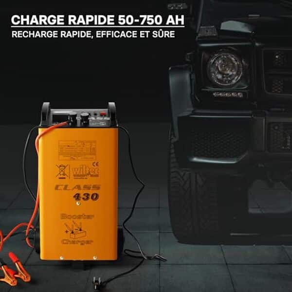 Découvrez le WilTec Boost 430, un chargeur de batterie rapide en 12/24 V qui allie puissance et fiabilité. Idéal pour une recharge efficace, il répond aux besoins des véhicules exigeants.