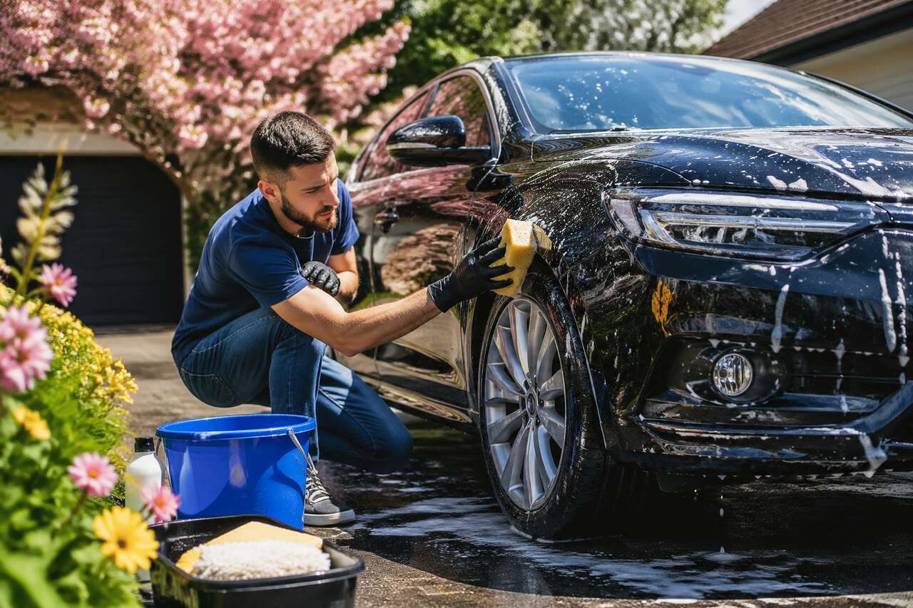 Entretien voiture : nettoyage de printemps efficace