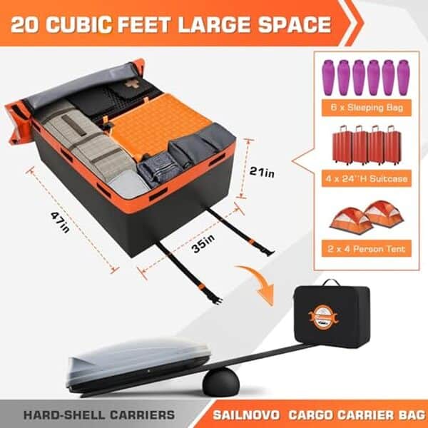 Découvrez notre test complet du coffre de toit 555L en PVC 1000D : résistance aux intempéries, capacité de stockage et durabilité pour vos voyages en voiture.