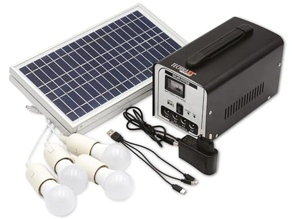 Test de l'ensemble station Technaxx TX-200 : énergie solaire pour camping