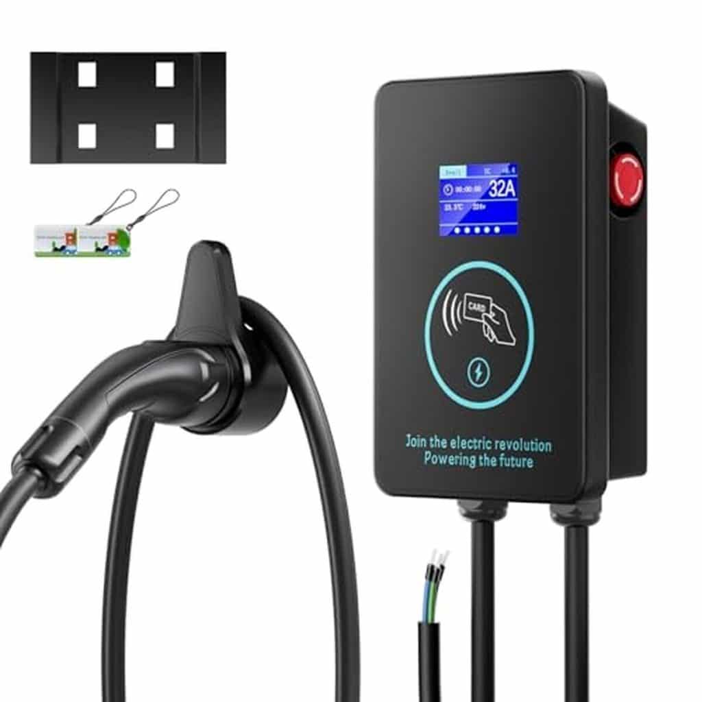 Test du chargeur eVJUICION 7, 4 kW type 2 avec écran LED