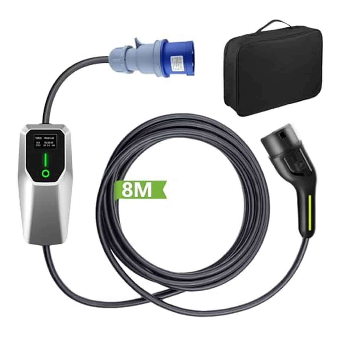 Test du chargeur portable Hexinex 7, 4 kW pour voiture électrique