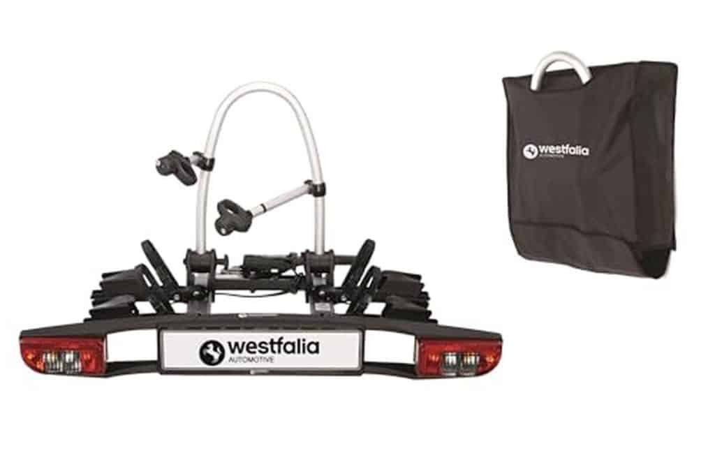 Test du porte-vélos Westfalia BC 60 : pratique et pliable pour vélos électriques
