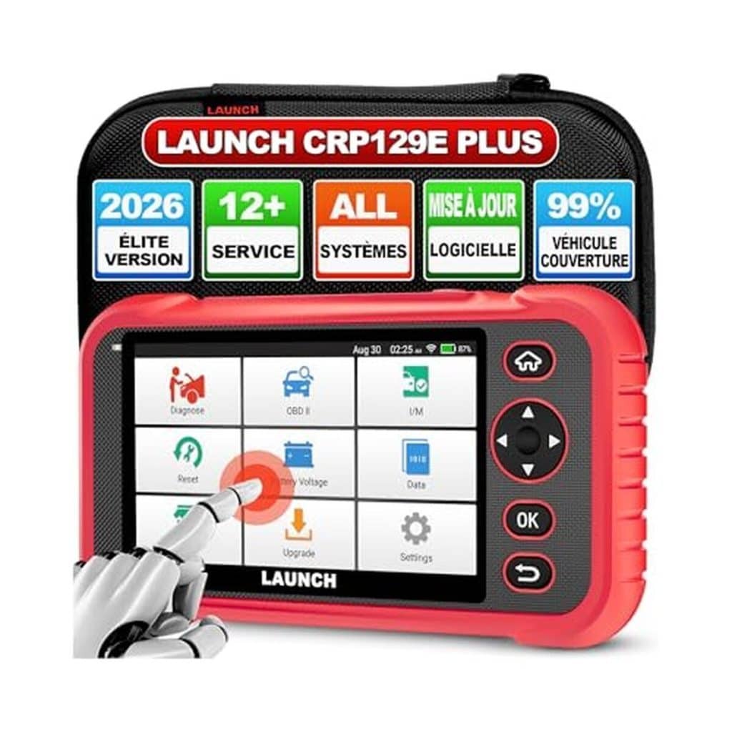 Test valise diagnostic auto multimarque Launch Crp129E Plus : efficacité et mises à jour gratuites