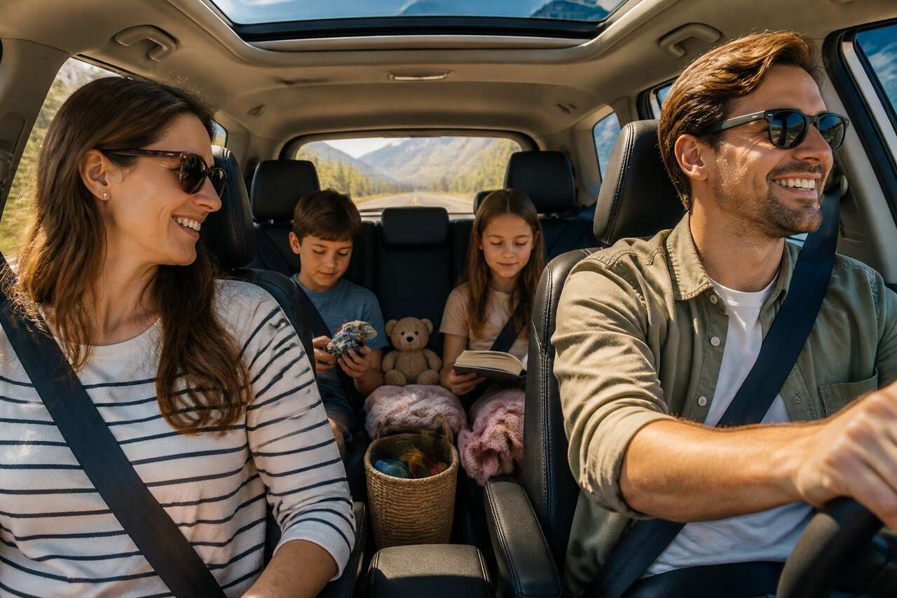 Astuces pour un long trajet en voiture avec enfants