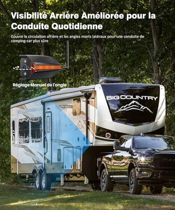 Découvrez notre test détaillé de la caméra de recul AUTO-VOX avec écran HD 7, 2'' pour camping-car. Vision nocturne, triple affichage et performances analysées.