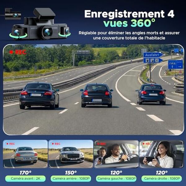 Découvrez notre test détaillé de la dashcam 360° LAMTTO 4 canaux. Performance, qualité vidéo et fiabilité pour une sécurité routière optimale. Avis complet et honnête. 