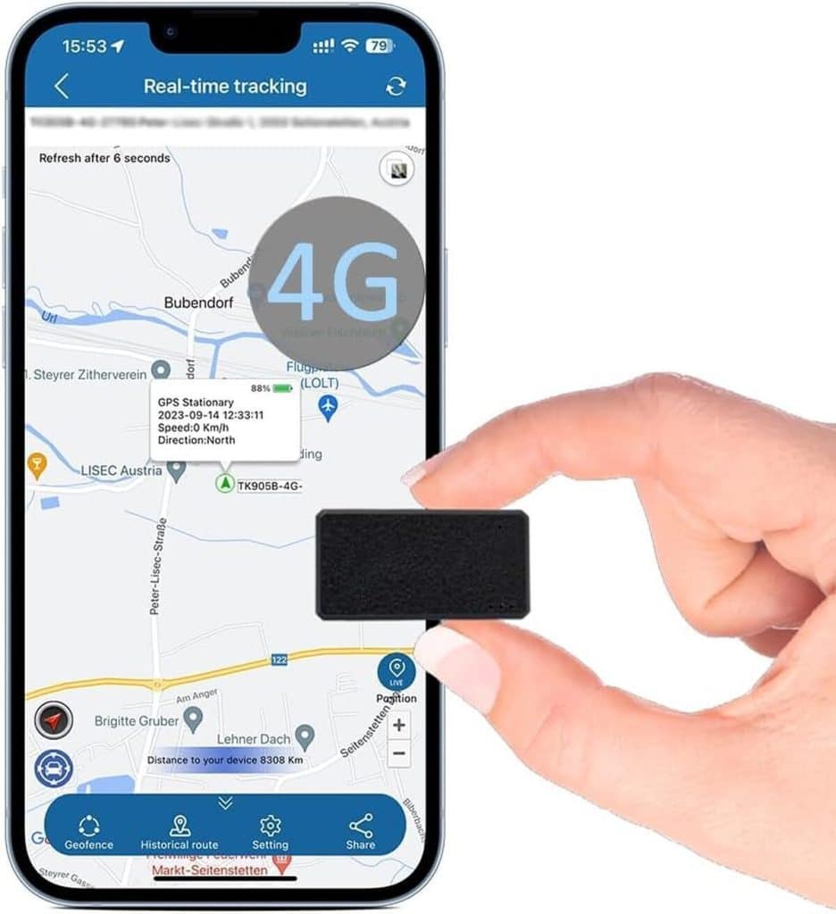 Test du TKMARS mini traceur GPS voiture 4G : suivi en temps réel sans limite