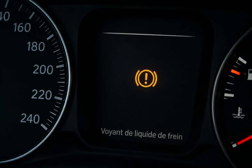 Voyant de liquide de frein : pourquoi s'allume-t-il ?
