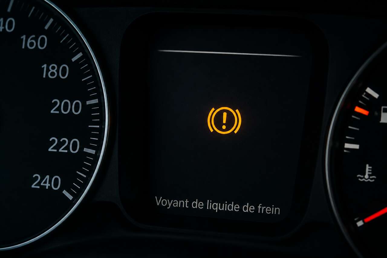 Voyant de liquide de frein : pourquoi s'allume-t-il ?